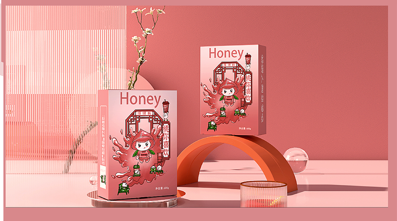 Honey爆爆珠包装设计