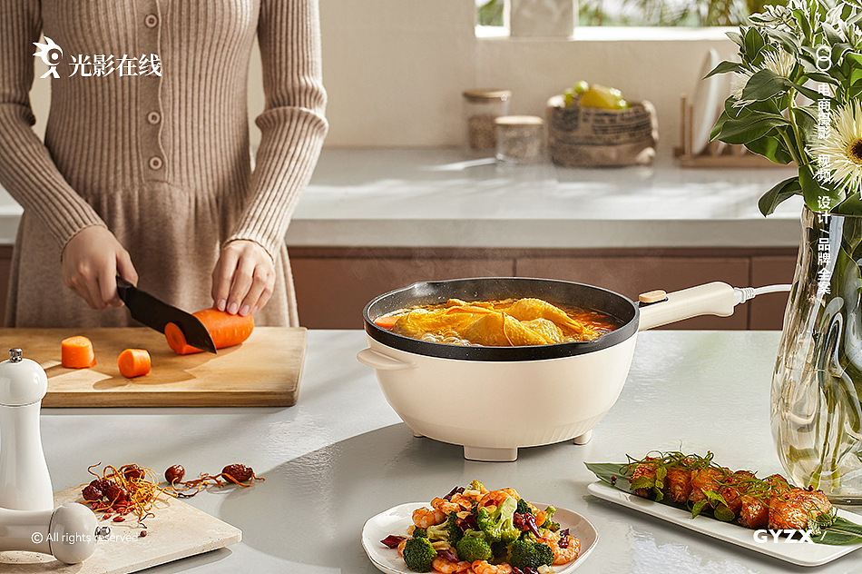 苏泊尔电炒锅 | 家用多功能炒锅 | 电商摄影（图ZMzU1Mjk5Njky） - 产品摄影 - 站酷设计师光影在线摄影原创素材 - 站酷ZCOOL