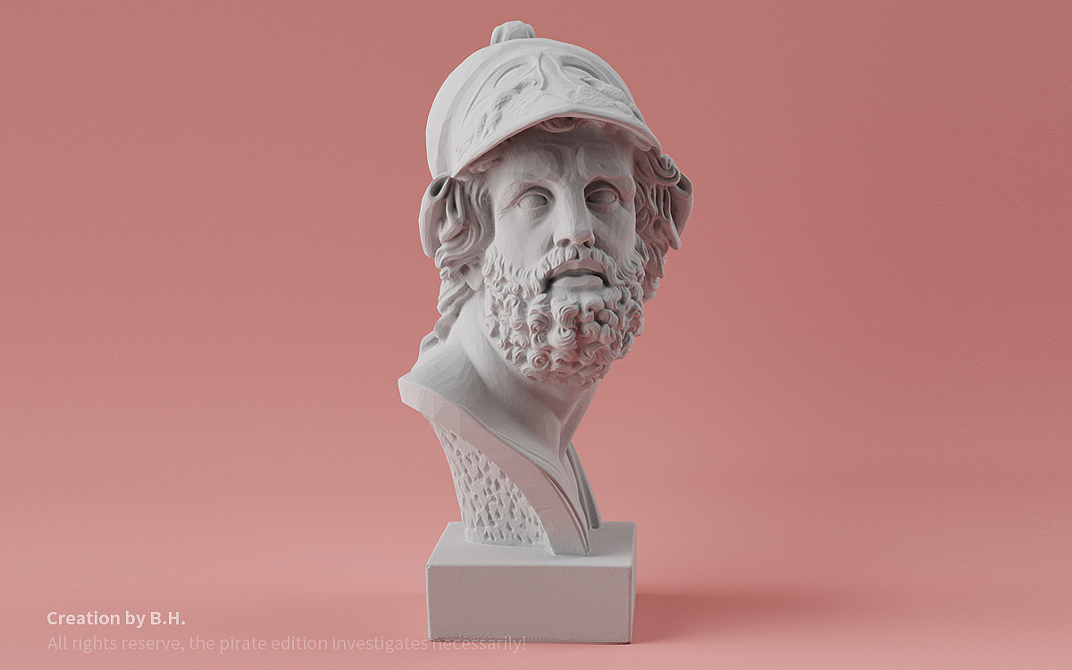 C4D建模-雕塑模型-艺术海报