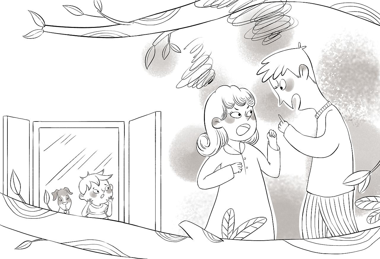 《为什么人们老是吵架》| 儿童插画绘本（图ZMzI2NTExNTI4） - 绘本 - 站酷设计师Keni_T原创素材 - 站酷ZCOOL