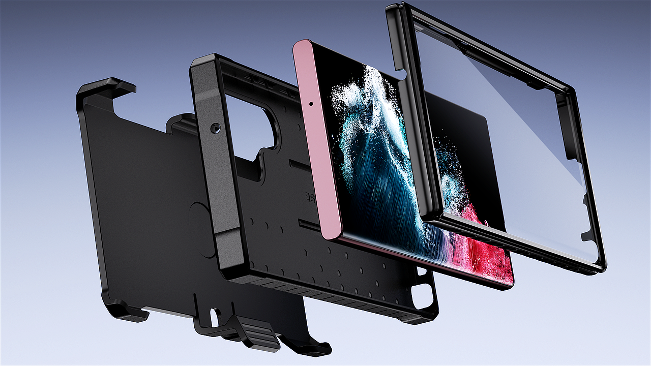 三星S23Ultra手机壳-产品广告