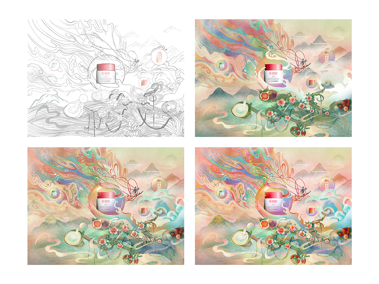 【好食肌 长绽放】-小仙女采花记（图ZMzQ3MTkwMzE2） - 海报 - 站酷设计师不胖樊原创素材 - 站酷ZCOOL