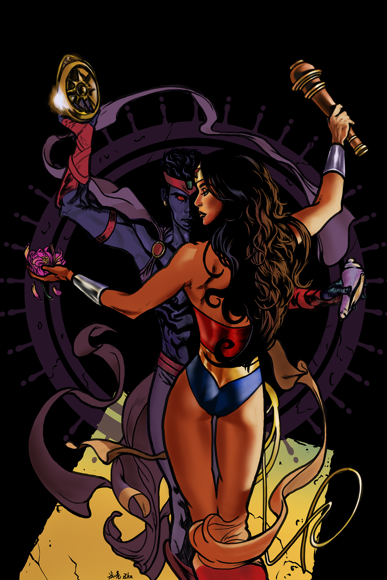 亚当修斯美漫-神奇女侠（图ZMzE3MDc0NjYw） - 创作习作 - 站酷设计师zmark668原创素材 - 站酷ZCOOL