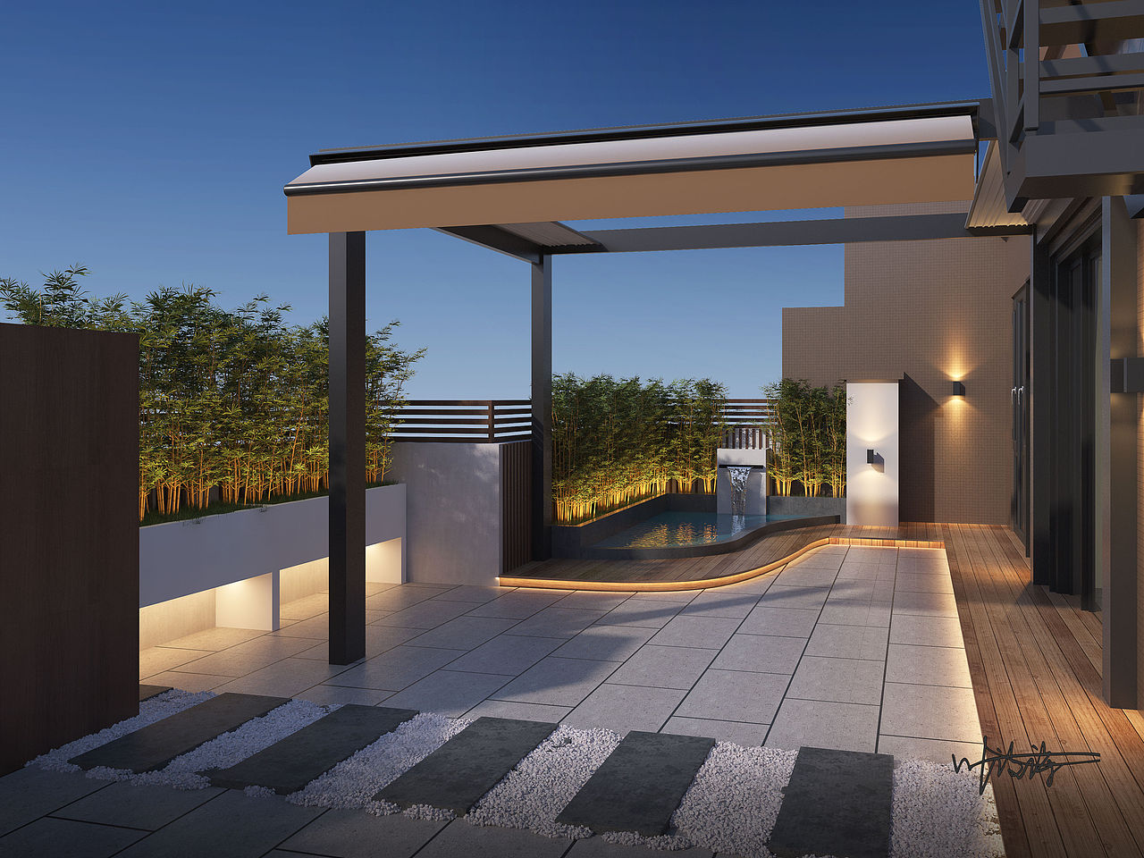 室外效果图|建筑设计|景观