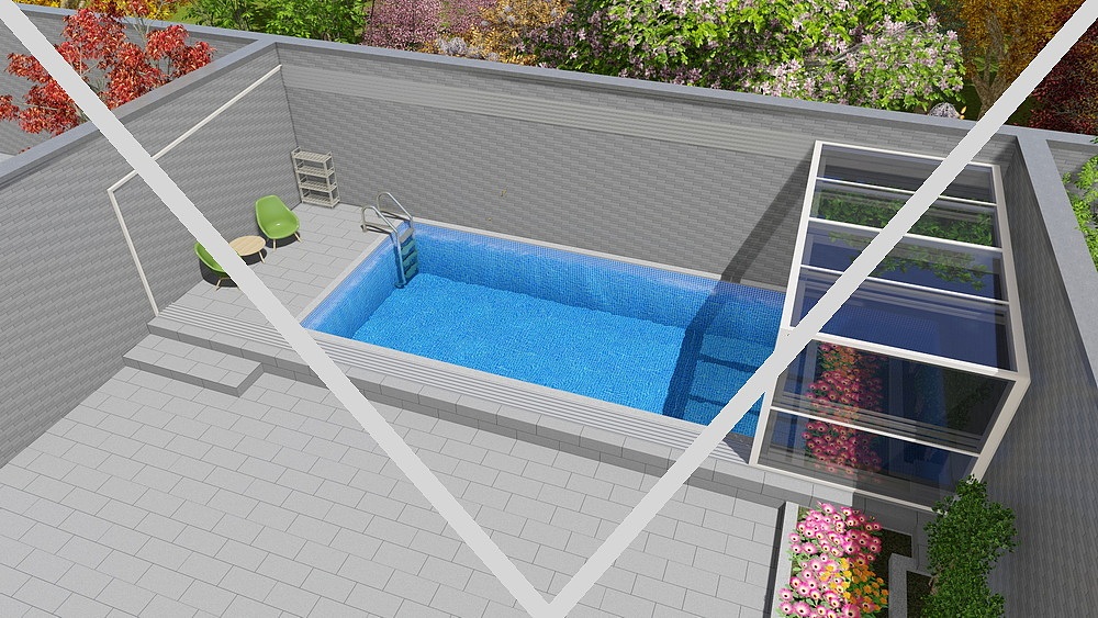 移动阳光房设计效果图S2002