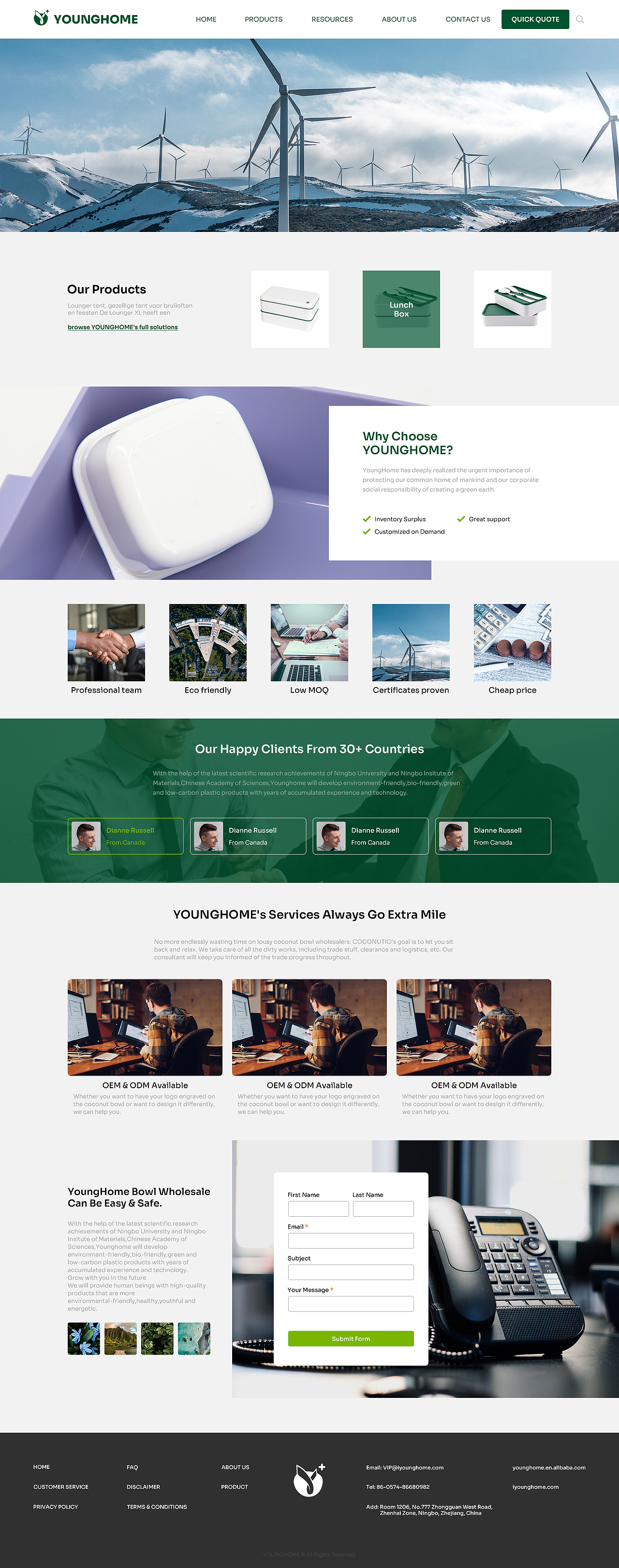 YOUNGHOME网站风格稿