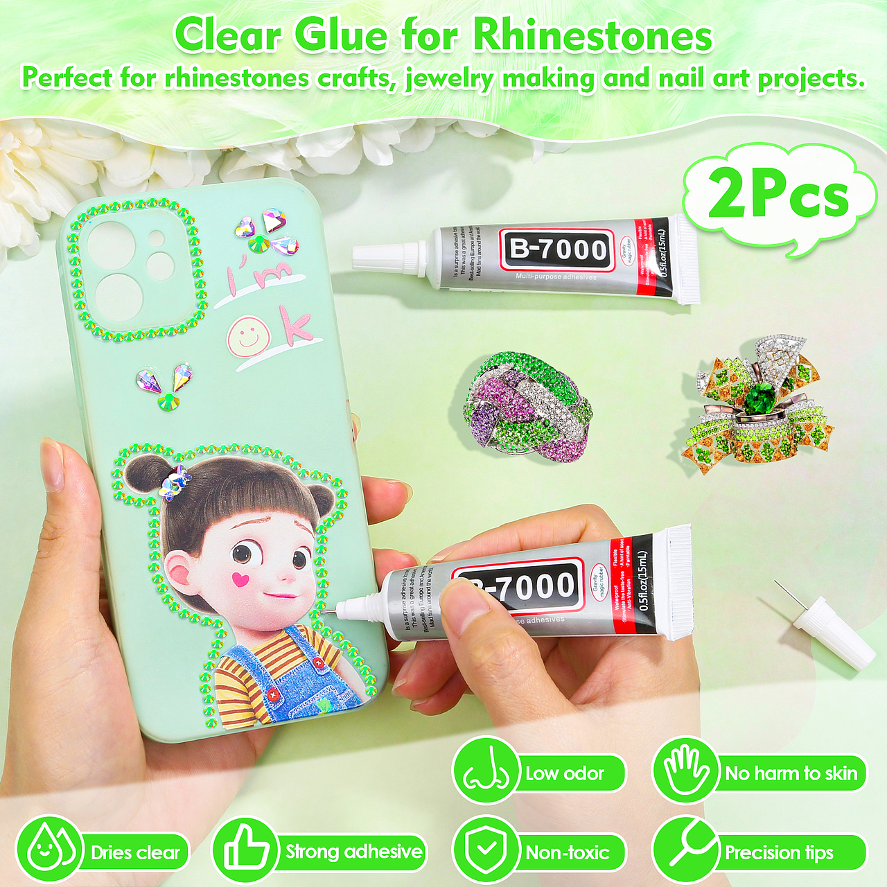 亚马逊主图设计-彩色水钻-彩色风格搭配摄影--多套合集