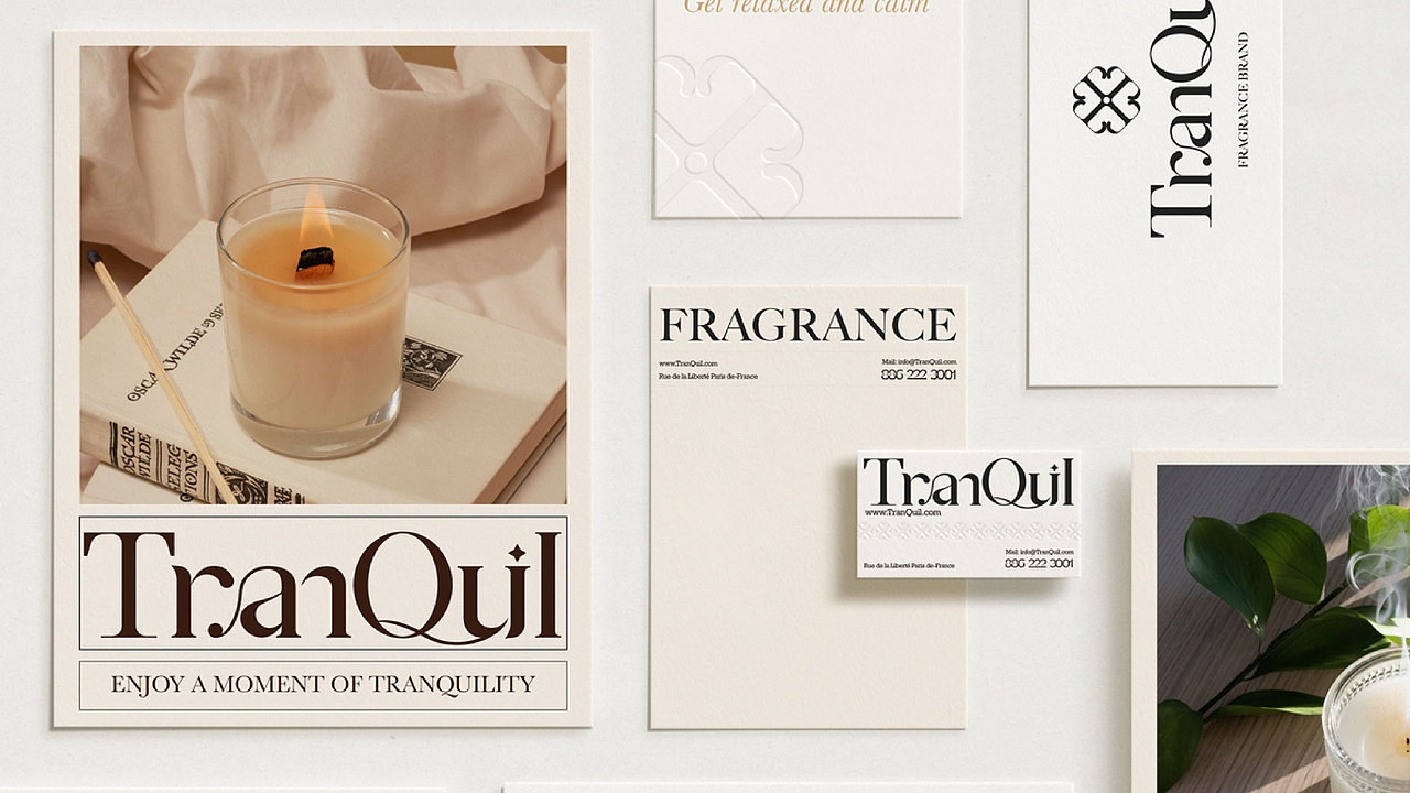 香薰品牌TranQuil — 品牌包装全案设计（图ZMzUxMjAwMDg4） - 品牌 - 站酷设计师乔一瞧品牌设计原创素材 - 站酷ZCOOL
