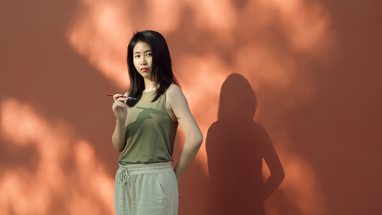 夕阳红墙与诗人（图ZMzQ1OTQ4NTM2） - 人像摄影 - 站酷设计师KK想要和这个世界原创素材 - 站酷ZCOOL