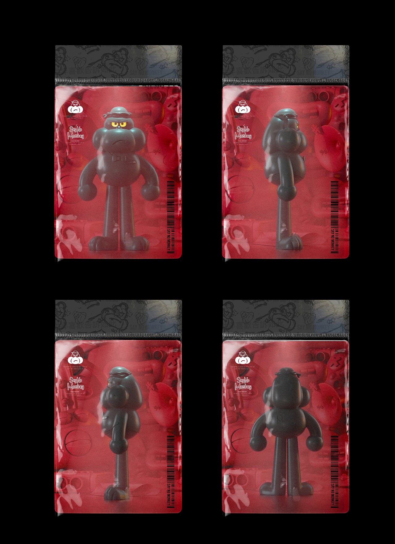 玩具设计（Say No Monkey ）（图ZMzE5MDM3NDg4） - 人物/生物 - 站酷设计师谢法原创素材 - 站酷ZCOOL