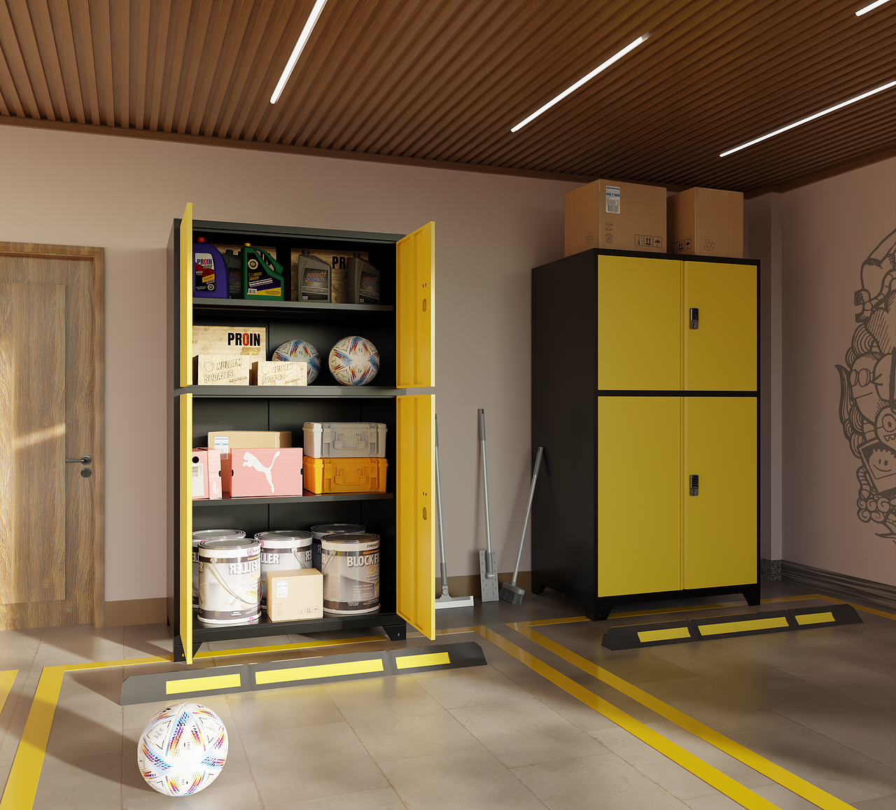 停车位储物柜-车位柜