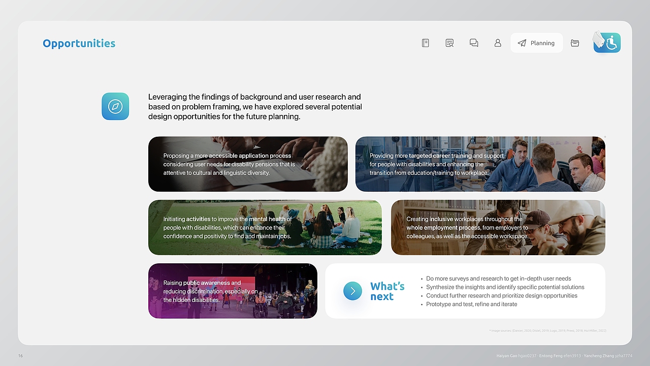 用户调研报告｜澳洲残疾人就业扶持计划（图ZMzM3NzUxMzQ0） - PPT/Keynote - 站酷设计师沃特尼三角原创素材 - 站酷ZCOOL