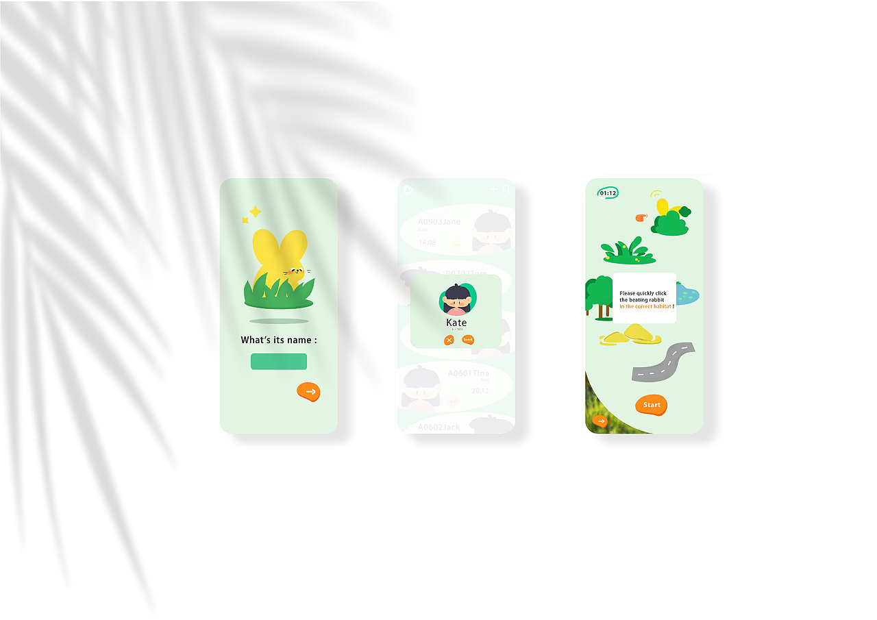 儿童科普游戏APP|UI|AR互动|大自然缺失症|IFOREST