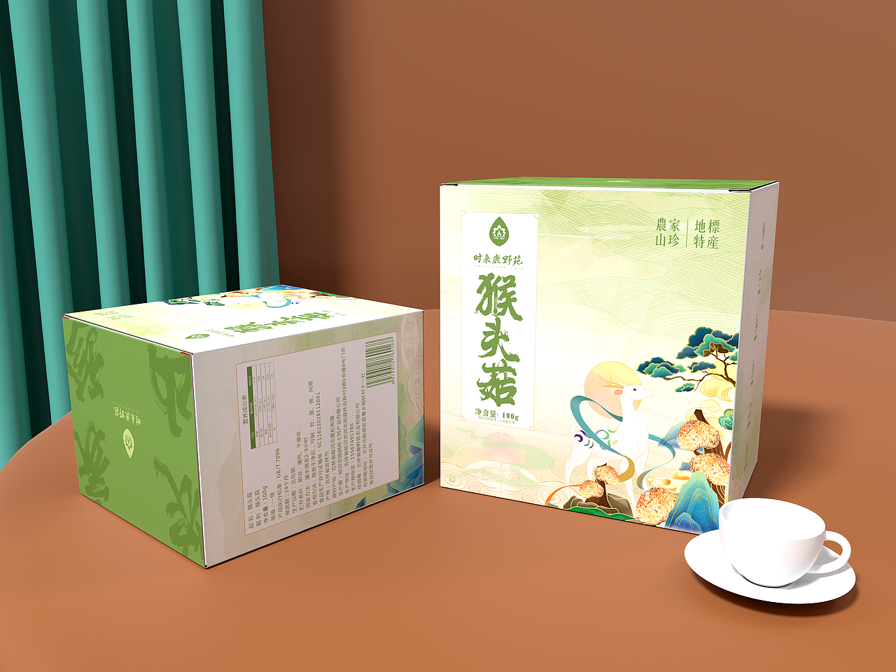鹿野苑农产品包装设计（图ZMzI2ODIzMjc2） - 包装 - 站酷设计师zqichao原创素材 - 站酷ZCOOL