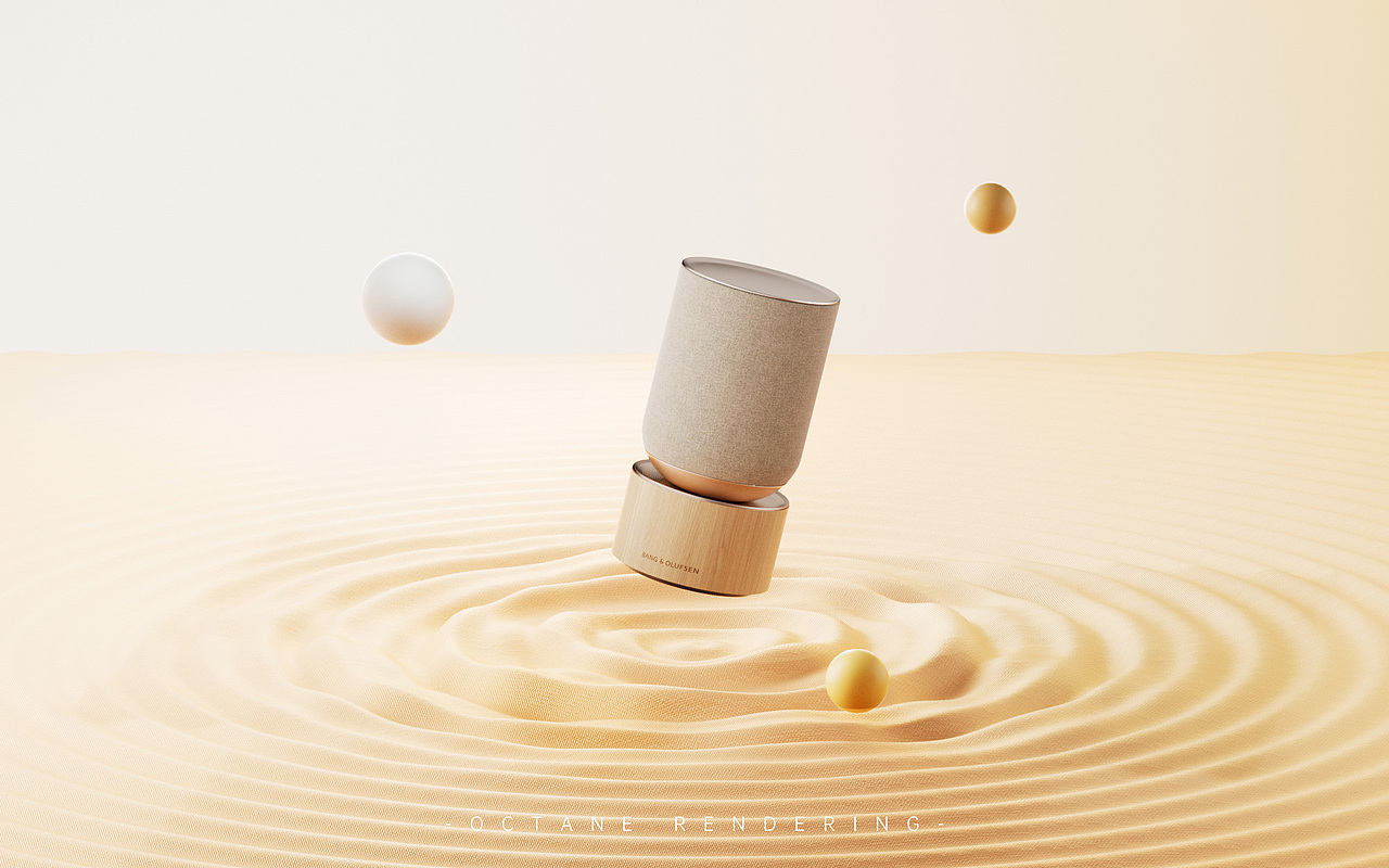 《一组B&O Beosound Balance渲染》octane render
