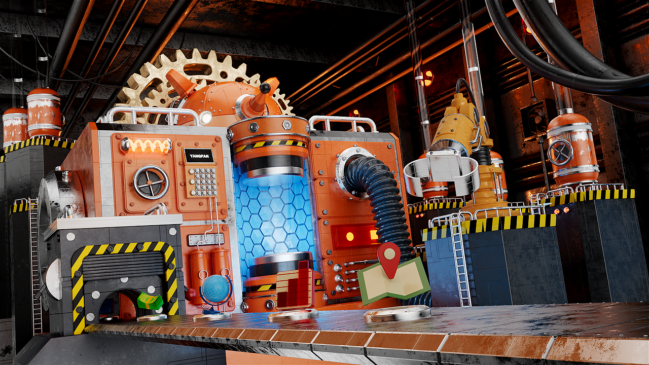 HEDGEHOG FACTORY ANIMATION | 刺猬工程动态视频（图ZMzUzODI0NTY0） - 场景 - 站酷设计师赵梦天儿原创素材 - 站酷ZCOOL