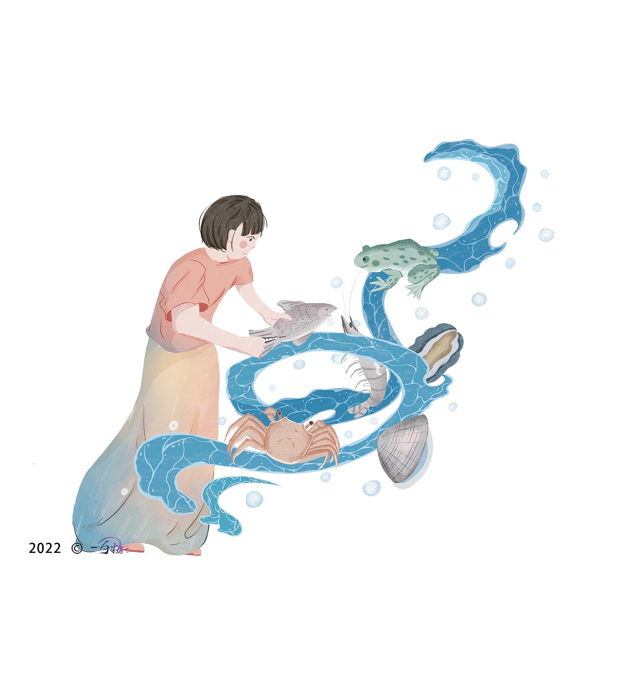 2022年《青年文摘-彩版》小插画合集（图ZMzI4MzYzNjA0） - 商业插画 - 站酷设计师乐夕Lexi原创素材 - 站酷ZCOOL