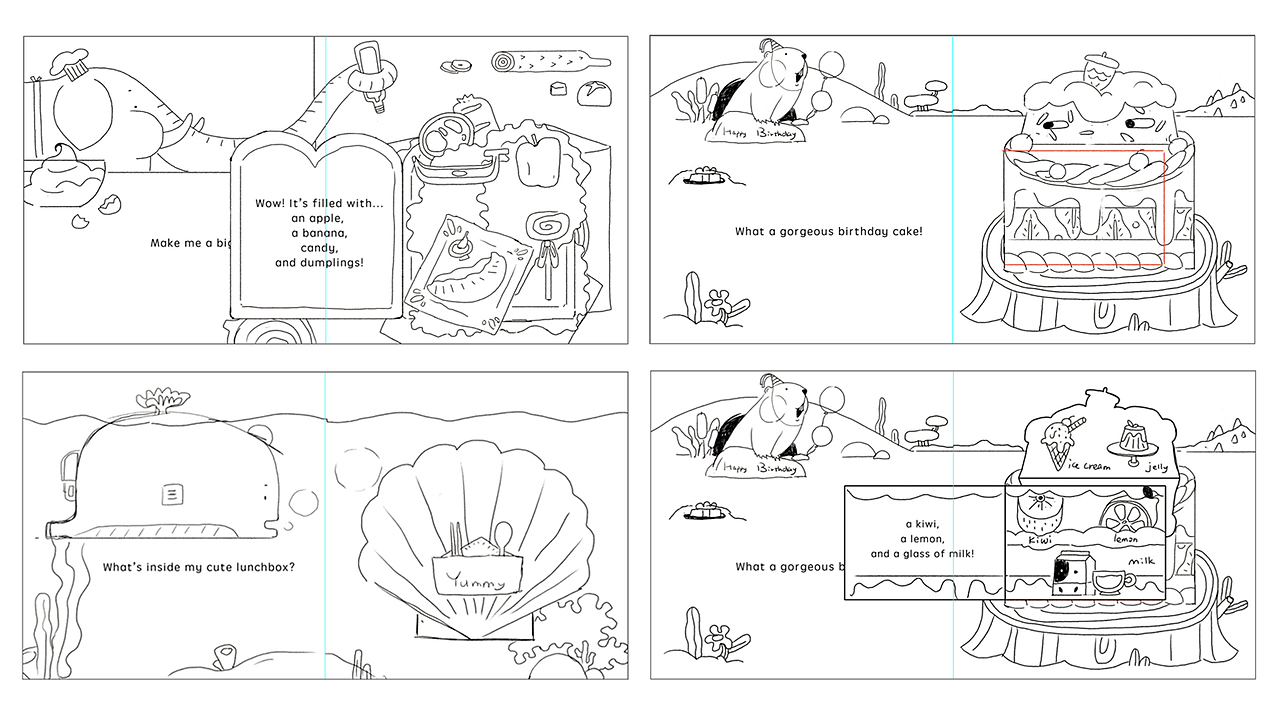 Funny Foods 英语科普绘本（图ZMzI3NzQxMjQ0） - 绘本 - 站酷设计师新悦Xinyue原创素材 - 站酷ZCOOL