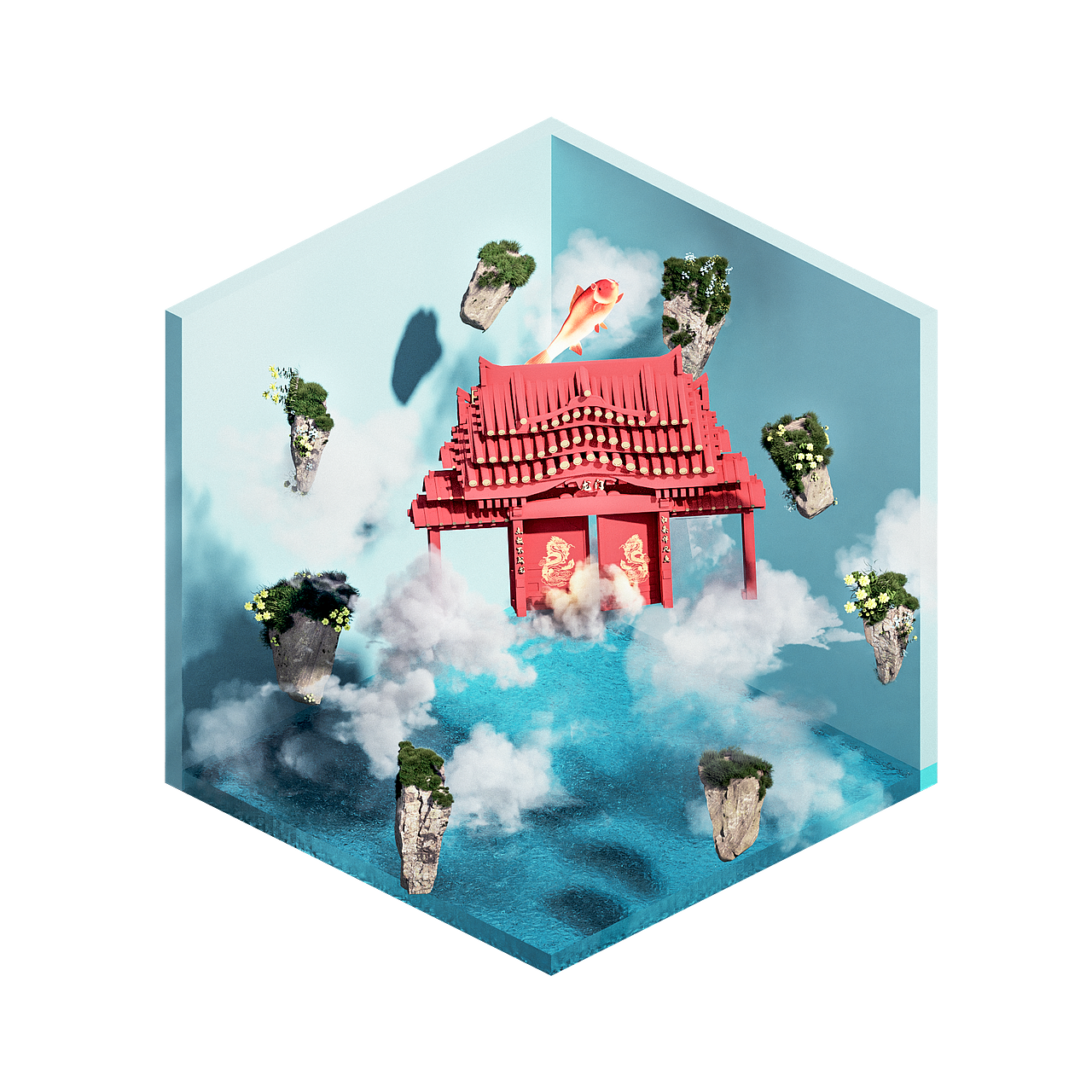 做了很多版的鲤鱼“跃”龙门(图ZMzE2MzgyMDIw) - 场景 - 站酷设计师拟哒耶原创素材 - 站酷ZCOOL