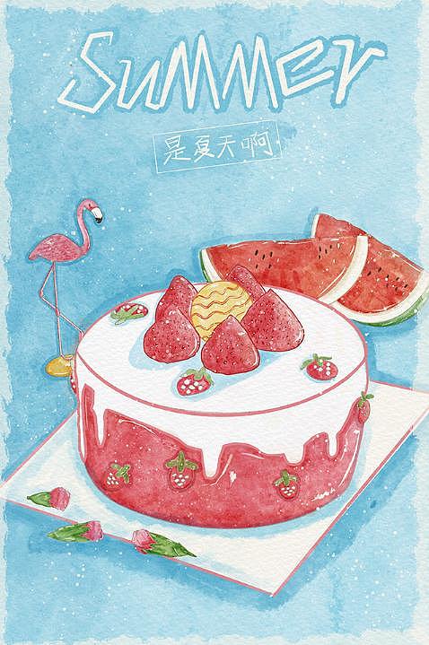 是夏天啊（图ZMzIyMDQ3ODI0） - 海报 - 站酷设计师结束的方式原创素材 - 站酷ZCOOL