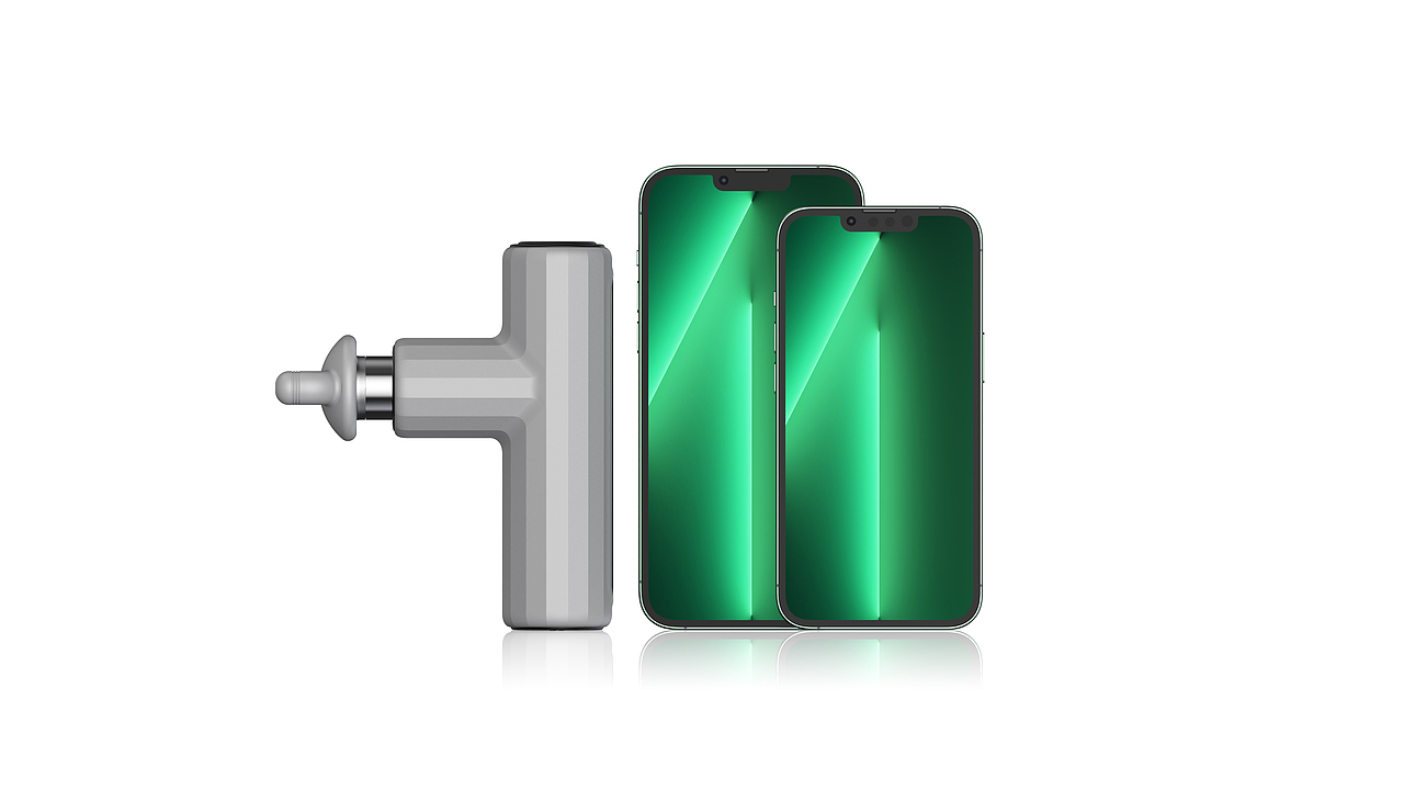 mini筋膜枪（图ZMzIwMTcxMTEy） - 电子产品 - 站酷设计师半圆角工业设计原创素材 - 站酷ZCOOL