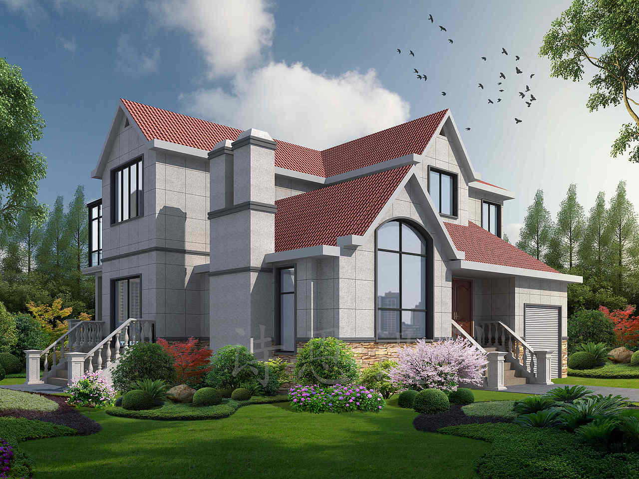 别墅室外设计案例——不为奢华,只为忠于自我