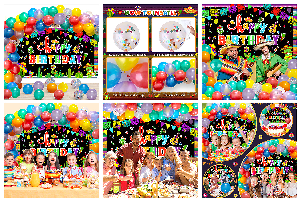 Amazon平台电商作品-派对产品系列