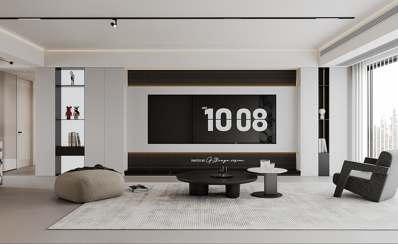 现代客餐厅（图ZMzQyMDE1OTYw） - 家装设计 - 站酷设计师天行者i原创素材 - 站酷ZCOOL