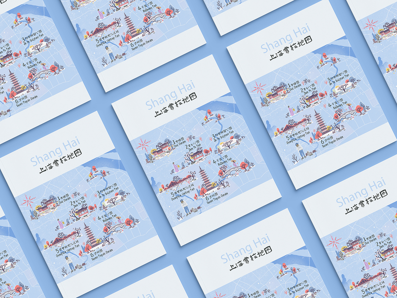 上海四季赏景地图