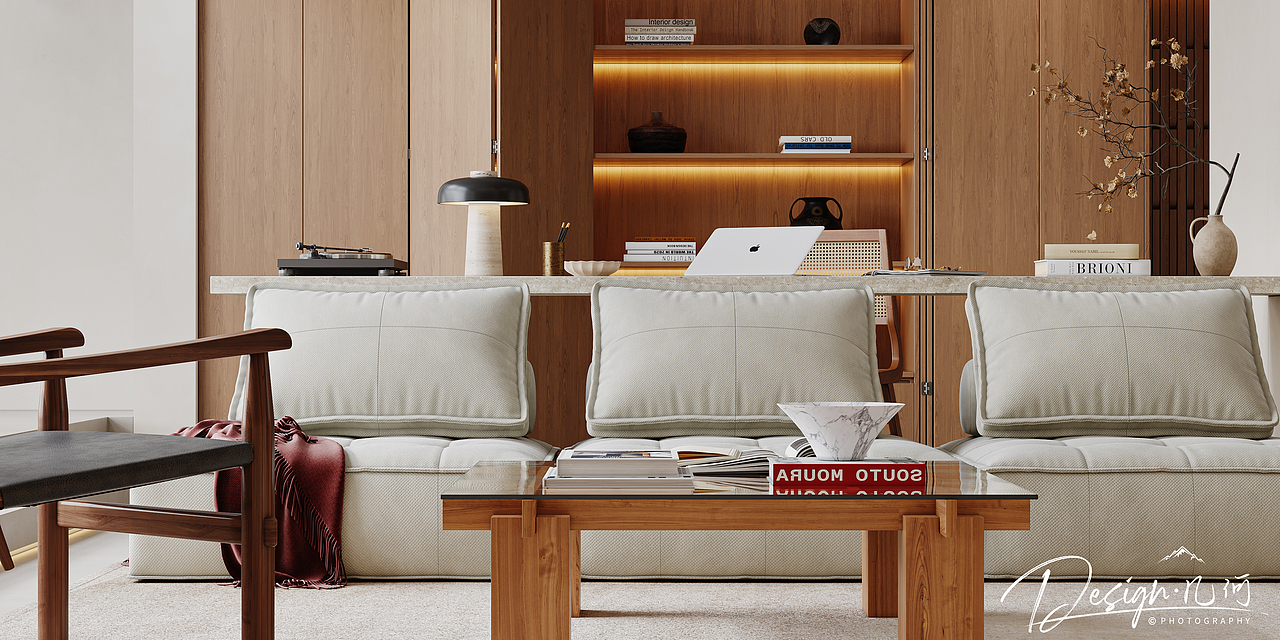 几何空间视觉表现 | 天玺湾中古风客餐厅(日景篇)