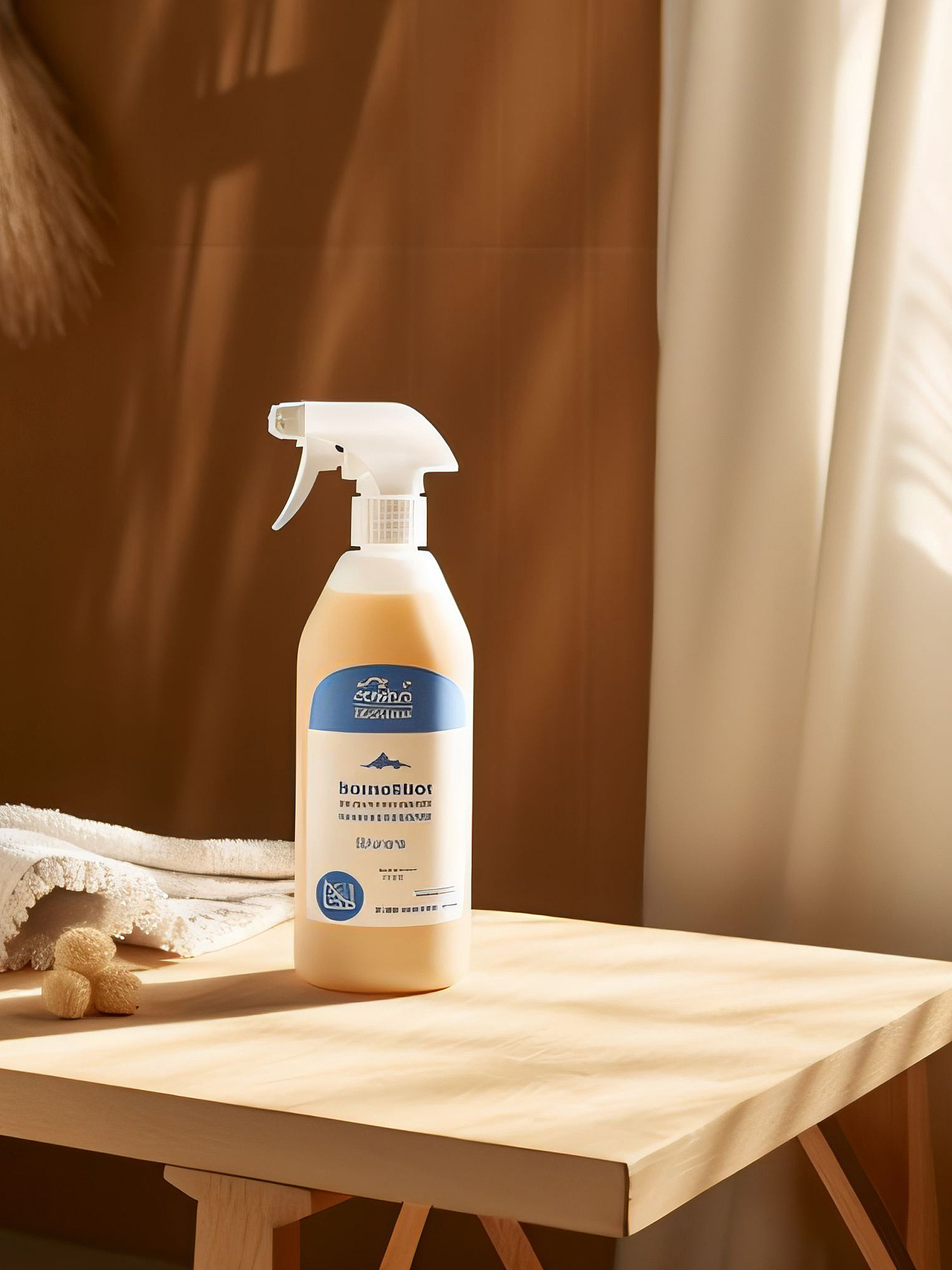 个护家清 原木家居场景 AI绘画摄影设计