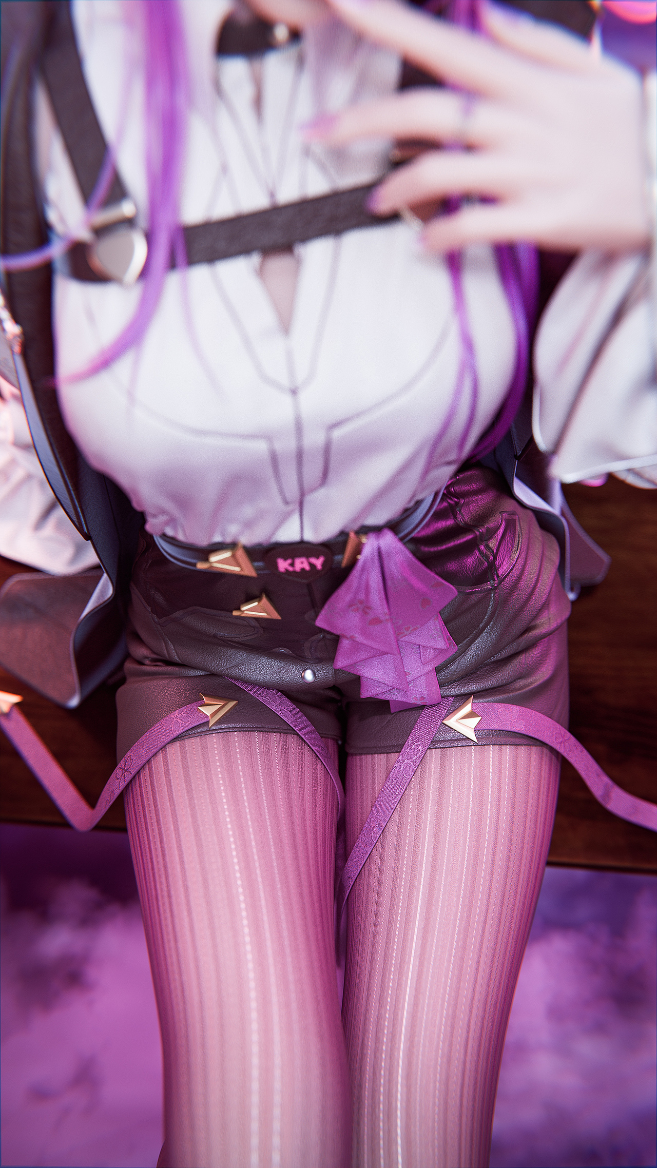 [Blender]星穹铁道卡芙卡3D速涂