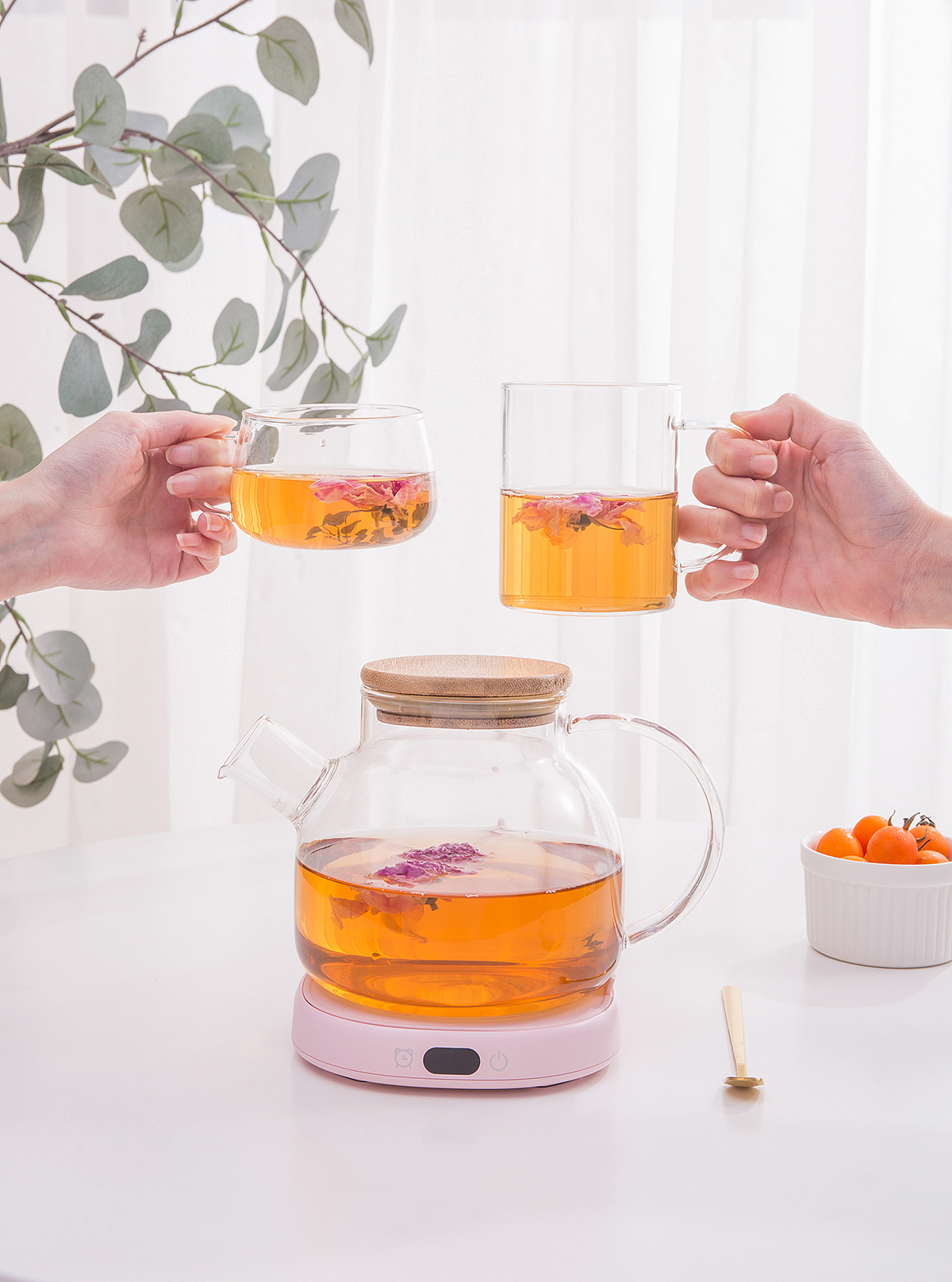 暖杯垫拍摄摄影