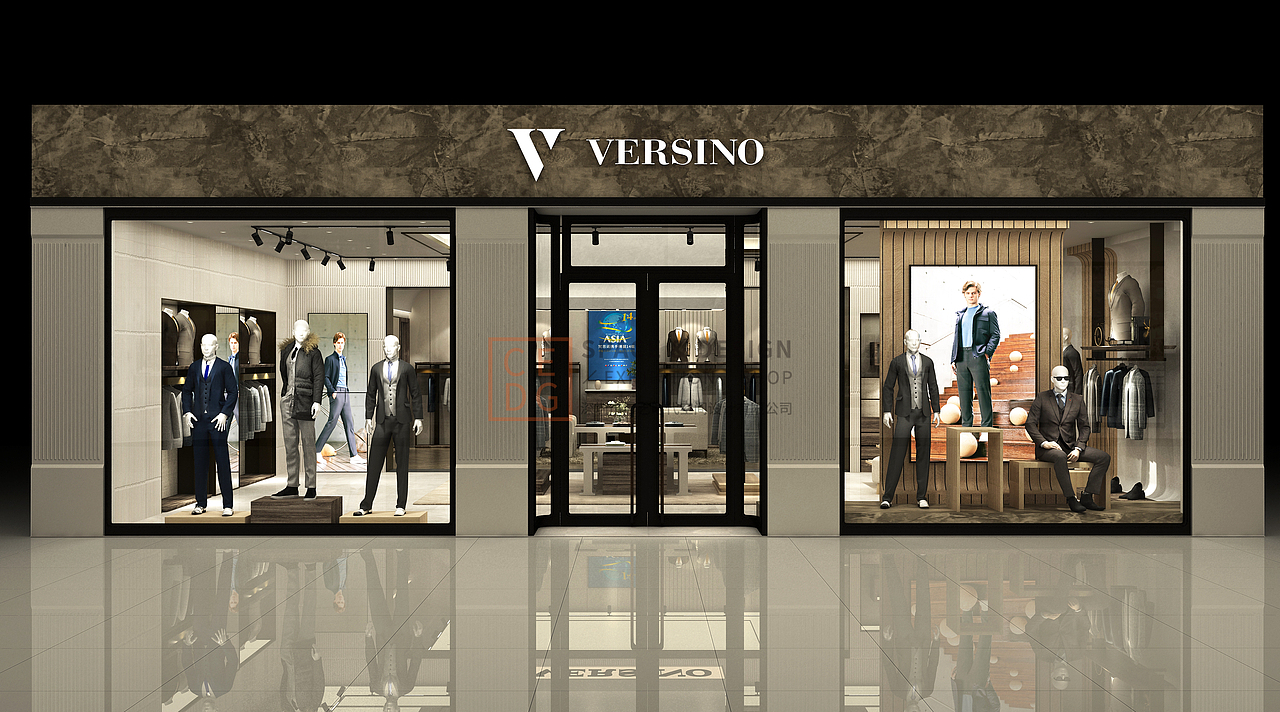 男装-梵思诺品牌空间形象迭代（图ZMzUwMTkyNTA4） - 展陈设计 - 站酷设计师深圳市晨艺时代原创素材 - 站酷ZCOOL