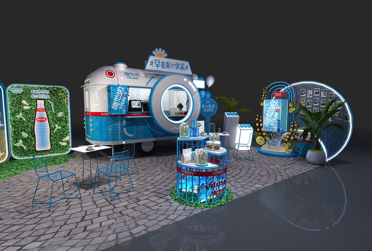 快餐车快闪路演（图ZMzY0MDc4NjA0） - 场景 - 站酷设计师铁血柔情真汉子原创素材 - 站酷ZCOOL