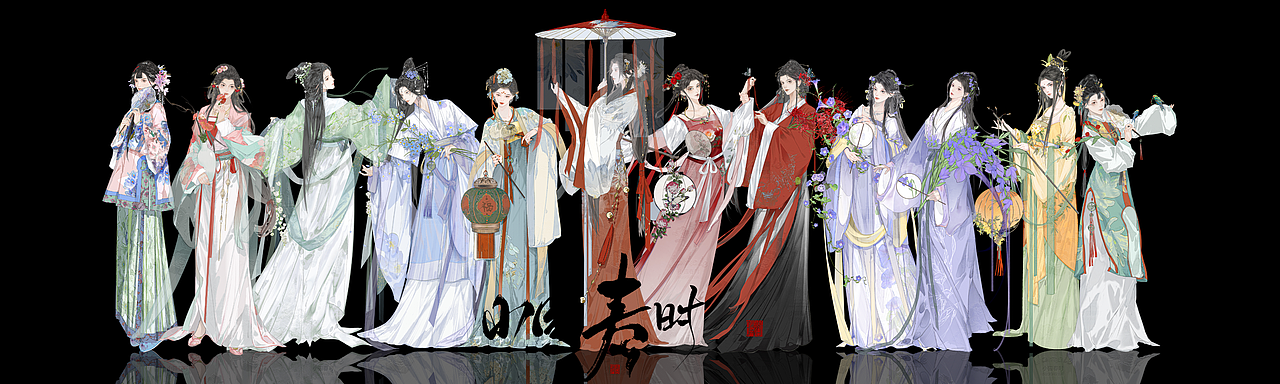 十二花仙系列合集（图ZMzY5OTc4MDAw） - 商业插画 - 站酷设计师小园春时原创素材 - 站酷ZCOOL