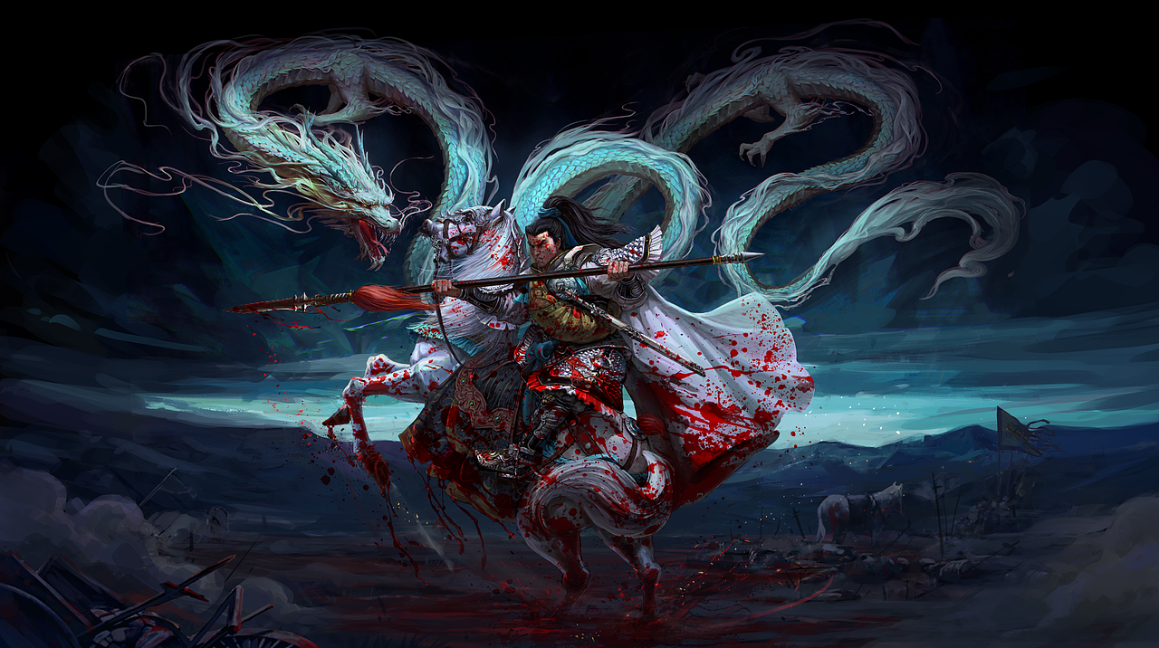 五虎上将（图ZMzI4MjM5MjAw） - 创作习作 - 站酷设计师皇叔在画画原创素材 - 站酷ZCOOL