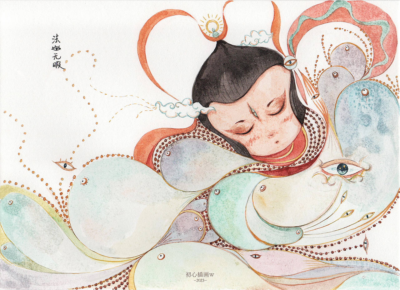 探索内在之旅（图ZMzQ3NDEzMDg0） - 创作习作 - 站酷设计师初心插画w原创素材 - 站酷ZCOOL