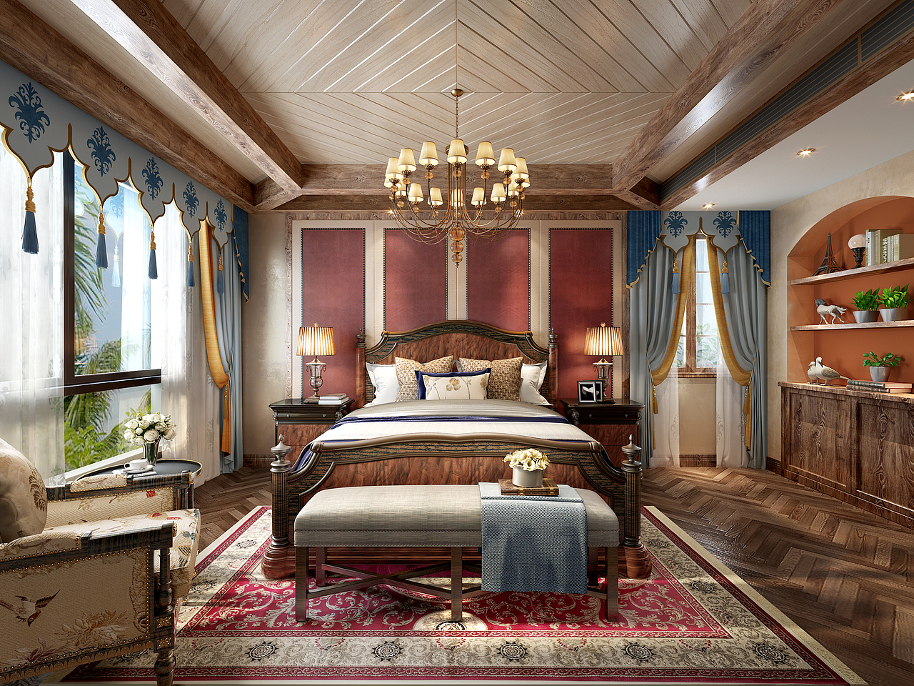 欧式卧室（图ZMzA4NjQ3ODky） - 建筑/空间 - 站酷设计师An13522181551原创素材 - 站酷ZCOOL