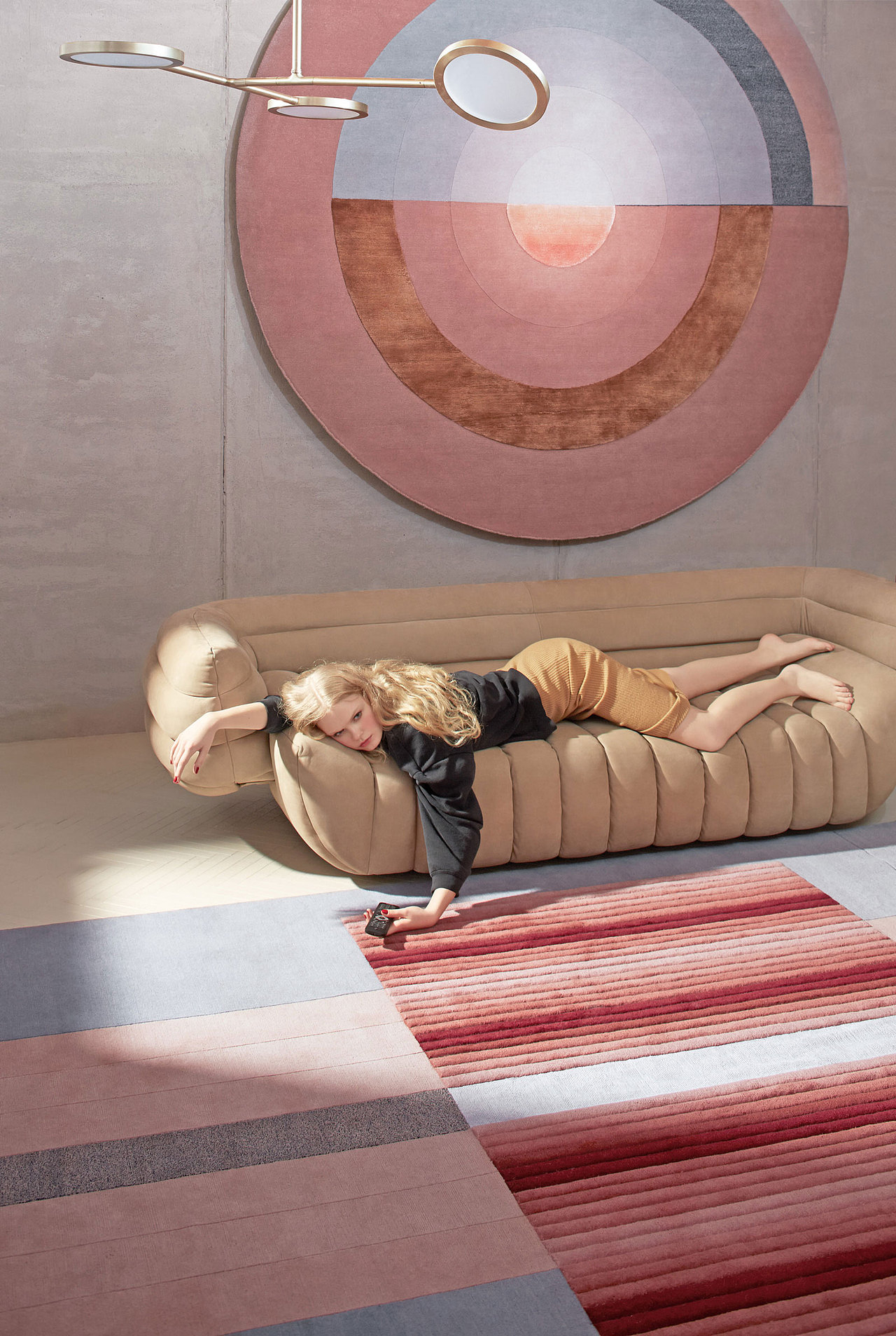 “迷失在”工艺性美学地毯作品中 💕