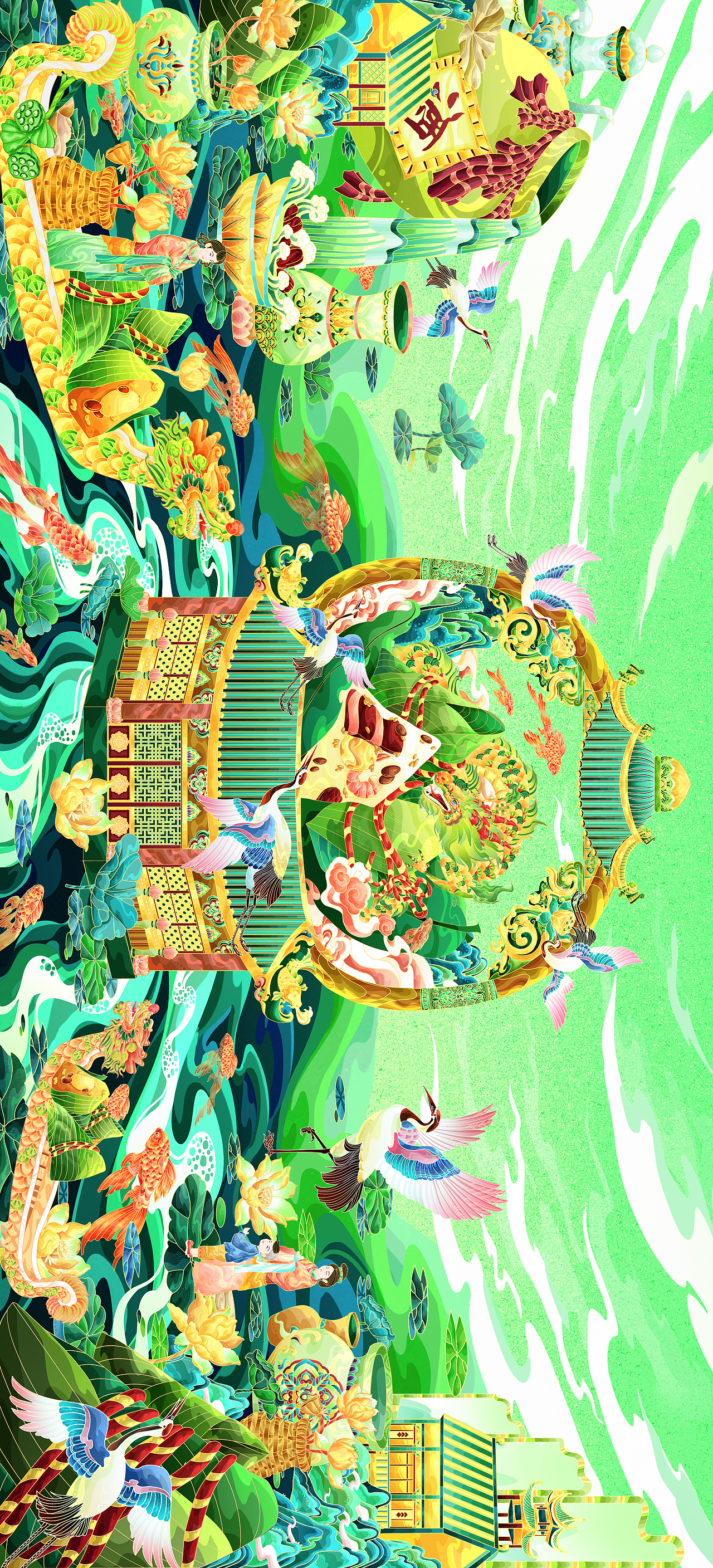 龙年大吉/端午安康（图ZMzYxNTUxMzY4） - 商业插画 - 站酷设计师安康Ankang原创素材 - 站酷ZCOOL