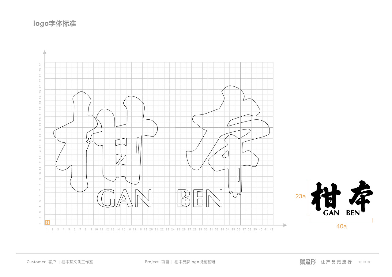 茶枝柑品牌logo+VI