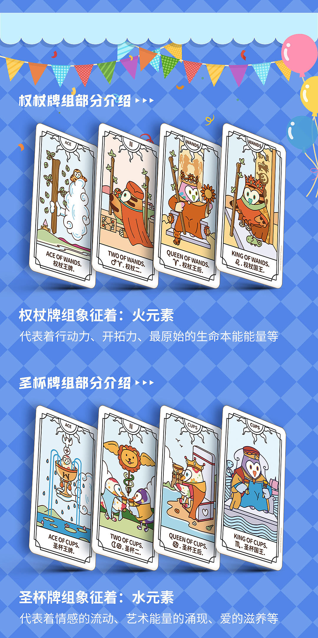 《鸮鹦鹉乐园塔罗牌》萌系卡牌 | 正式开园~（图ZMzM3MDkxMDg0） - 其他 - 站酷设计师XECSREVS聚喜时代原创素材 - 站酷ZCOOL