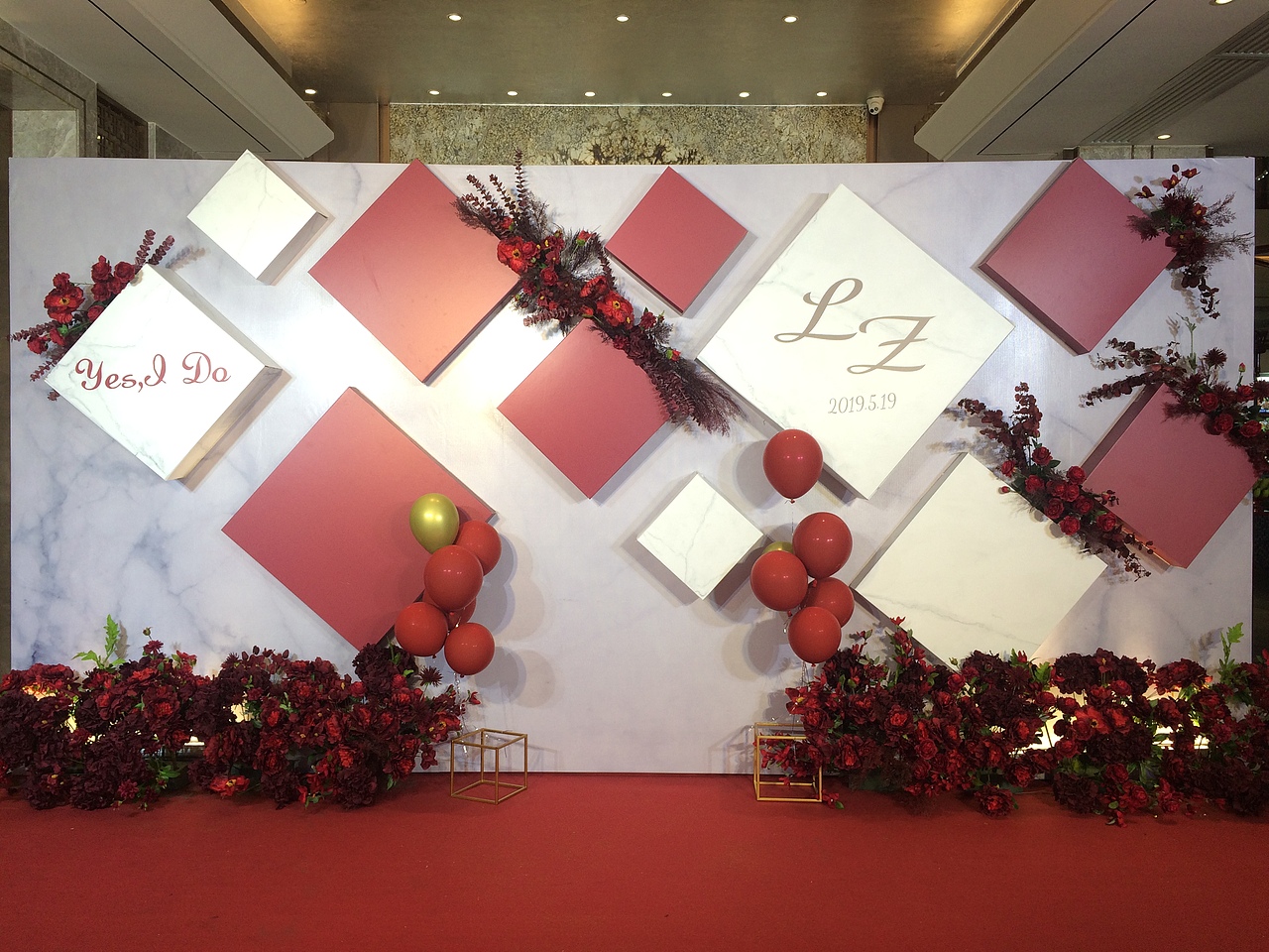 婚礼背景舞台设计
