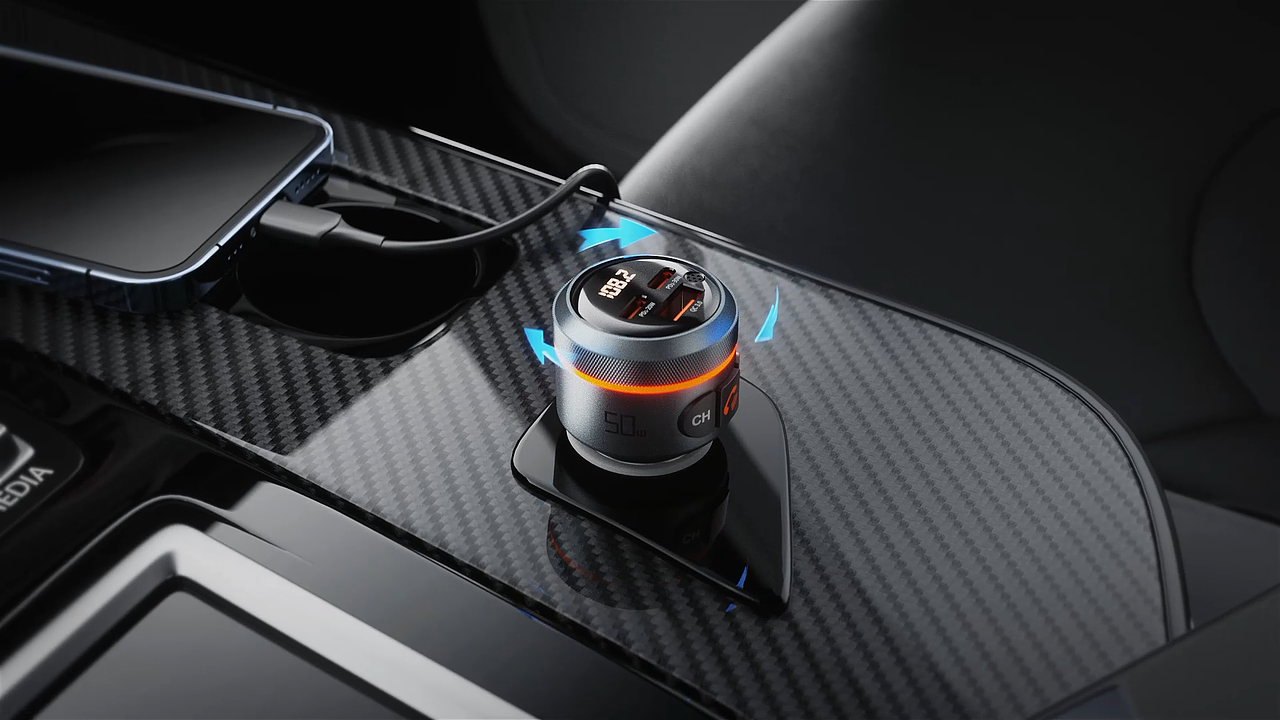 【Brand/品牌】 UNBREAKcable - 快充车载充电器 动画