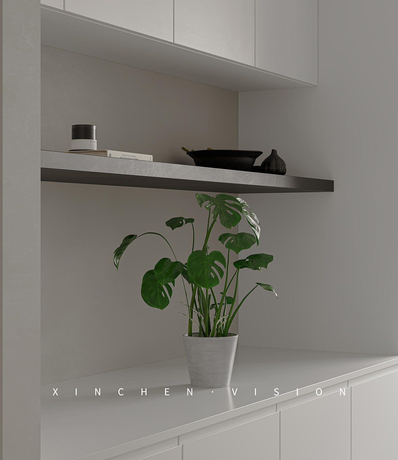 客餐厅+卧室（图ZMzE3MTUzODU2） - 家装设计 - 站酷设计师XINCHENvision原创素材 - 站酷ZCOOL