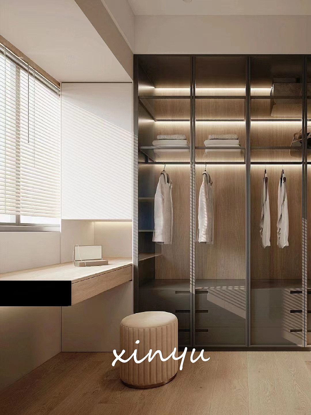 多功能衣帽间设计（图ZMzQ1MjU3MzUy） - 家装设计 - 站酷设计师Z672718029原创素材 - 站酷ZCOOL