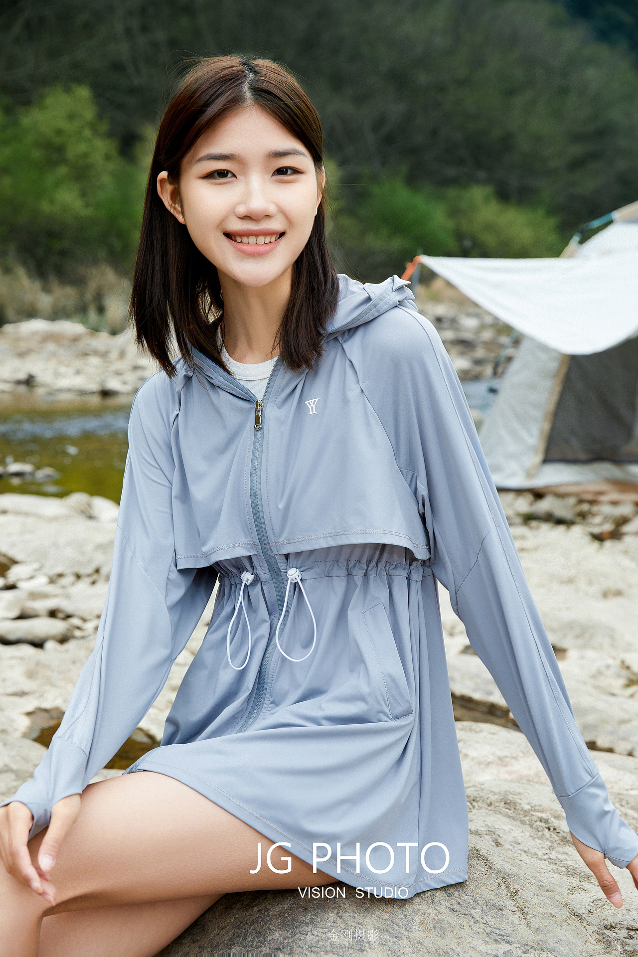 户外防晒衣拍摄