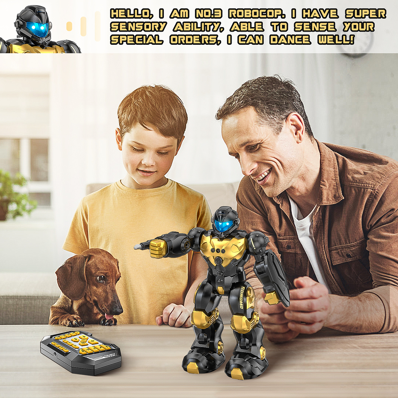 黑金机器人玩具