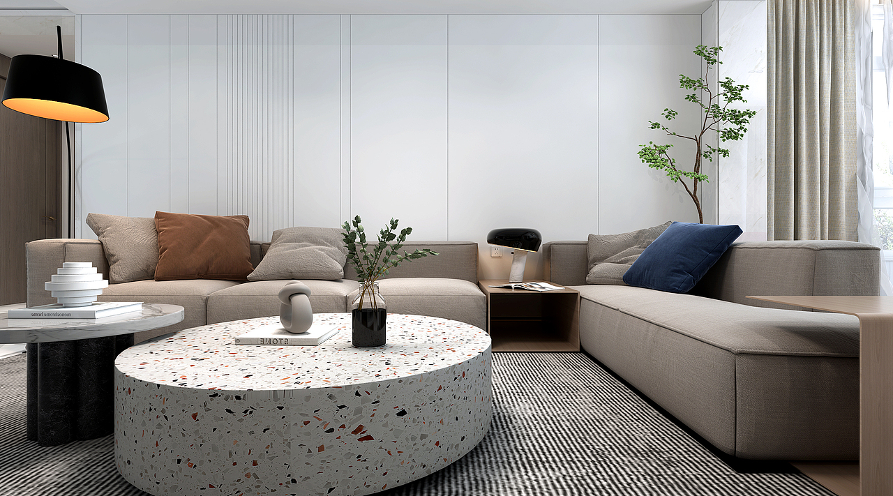 深圳装修丨海上嘉年华260m² 现代极简/司晓平Design（图ZMzA4NDgwNzky） - 家装设计 - 站酷设计师深圳岚庭装饰原创素材 - 站酷ZCOOL